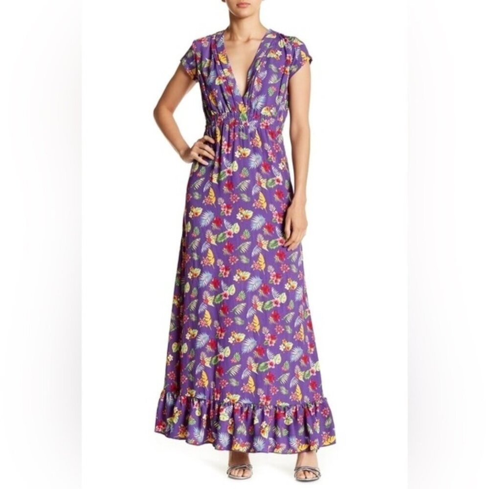 Romeo & Juliet Couture Maxi Floral Dress size Large